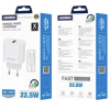 МЗП Jellico AK165 1USB 22.5W + Type-C cable White Vodafone