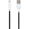Кабель USB Gelius Full Silicon GP-UCN001L USB-A to Lightning (1.2m) Black/White Vodafone