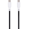 Кабель USB Gelius Full Silicon GP-UCN001CC Type-C to Type-C (1.2м) (60W) Black/White Vodafone