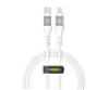 Кабель USB YOKI DISPLAY YK-DI88 Type-C to Lightning 30W 1.2m (Білий) Vodafone