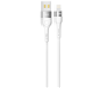 Кабель USB YOKI EXTRA YK-EX11 Lightning 2.4A 0.25m (Білий) Vodafone
