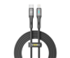 Кабель USB YOKI LED YK-LE17 Type-C to Lightning 30W 2m (Чорний) Vodafone