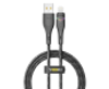 Кабель USB YOKI RGB YK-RG24 Lightning 2.4A 1.2m (Чорний) Vodafone
