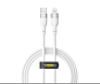 Кабель USB YOKI SILICONE YK-Sl50 Type-C to Lightning 30W 1.2m (Білий) Vodafone