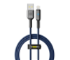 Кабель USB YOKI SMART YK-SM31 Lightning 2.4A 1.2m (Чорно-Синій) Vodafone