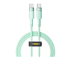 Кабель USB YOKI STYLE YK-ST41 Type-C to Type-C 60W 1.2m (Зелений) Vodafone