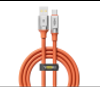 Кабель USB YOKI ULTRA YK-UL61 Type-C 3A 1.2m (Помаранчевий) Vodafone