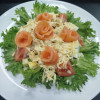 Цезар  із лососем  Домашня Кухня