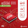 Віртуальна eSIM для заміни звичайної SIM-карти Vodafone